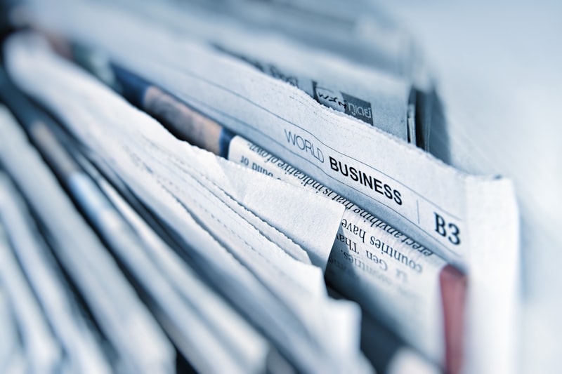 News sample on mobile phone